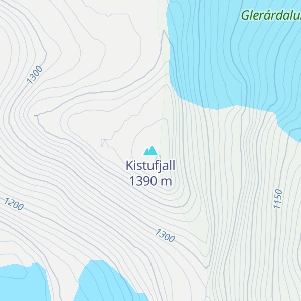 Map of Kistufjall