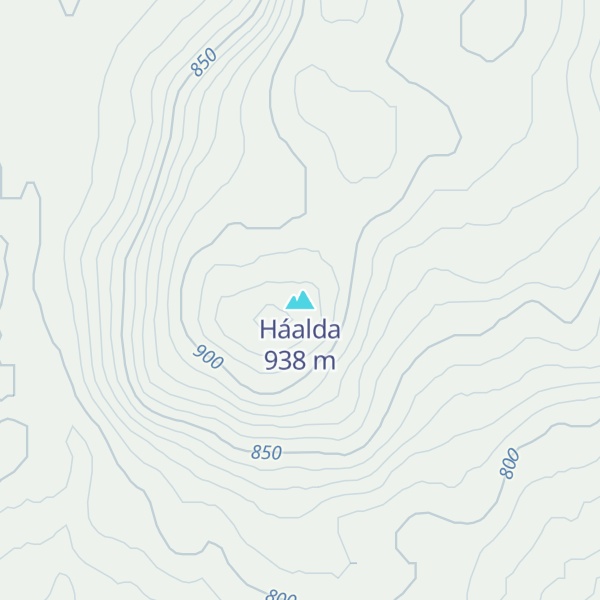 Map of Háalda