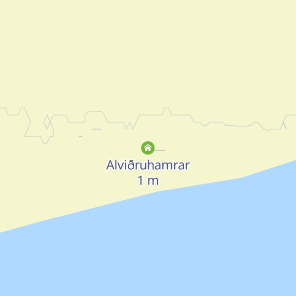 Map of Alviðruhamrar