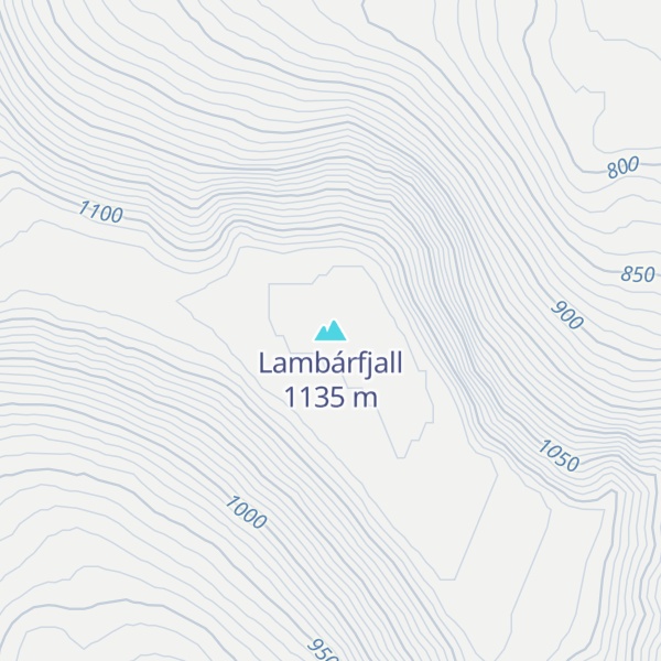 Map of Lambárfjall