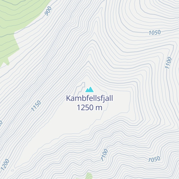 Map of Kambfellsfjall
