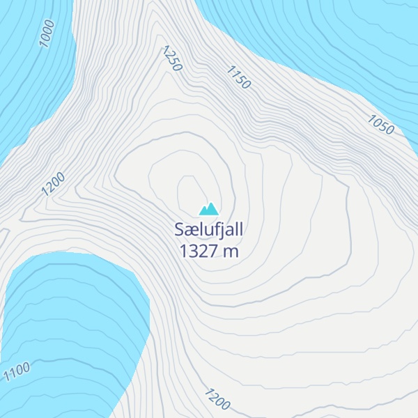 Map of Sælufjall