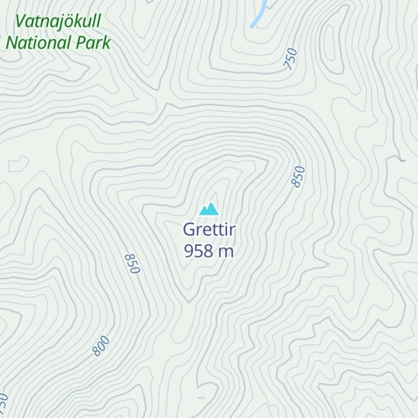 Map of Grettir