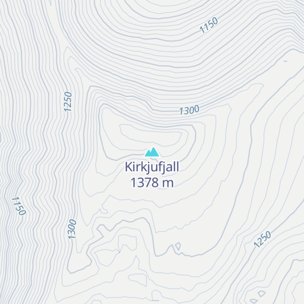 Map of Kirkjufjall