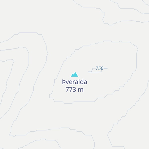 Map of Þveralda