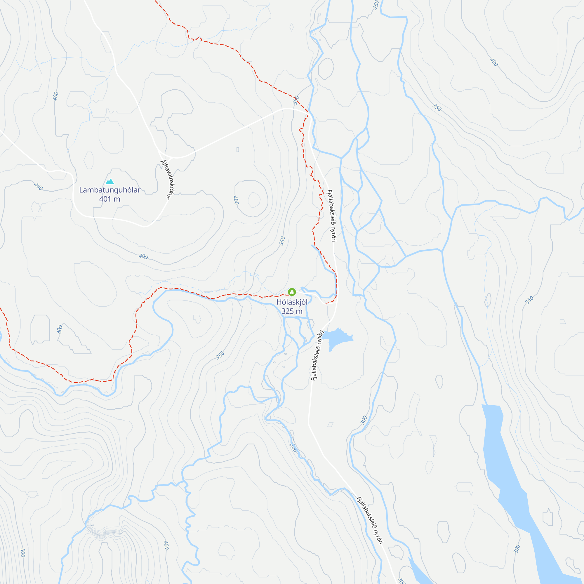 Hólaskjól map