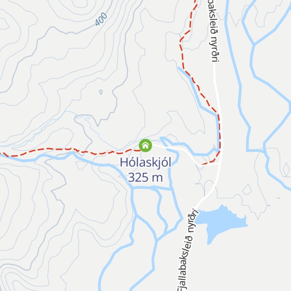 Map of Hólaskjól