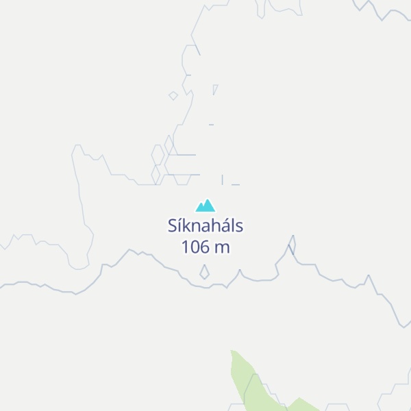 Map of Síknaháls