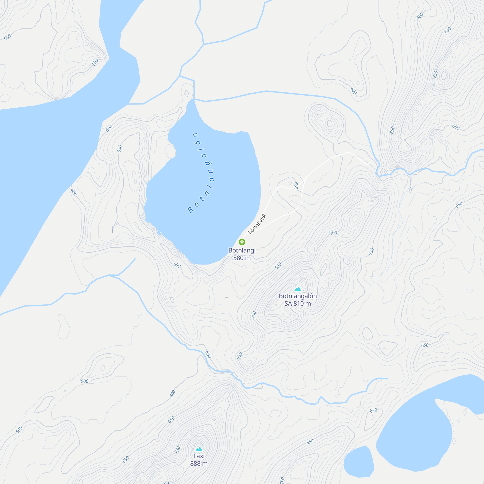Botnlangi map