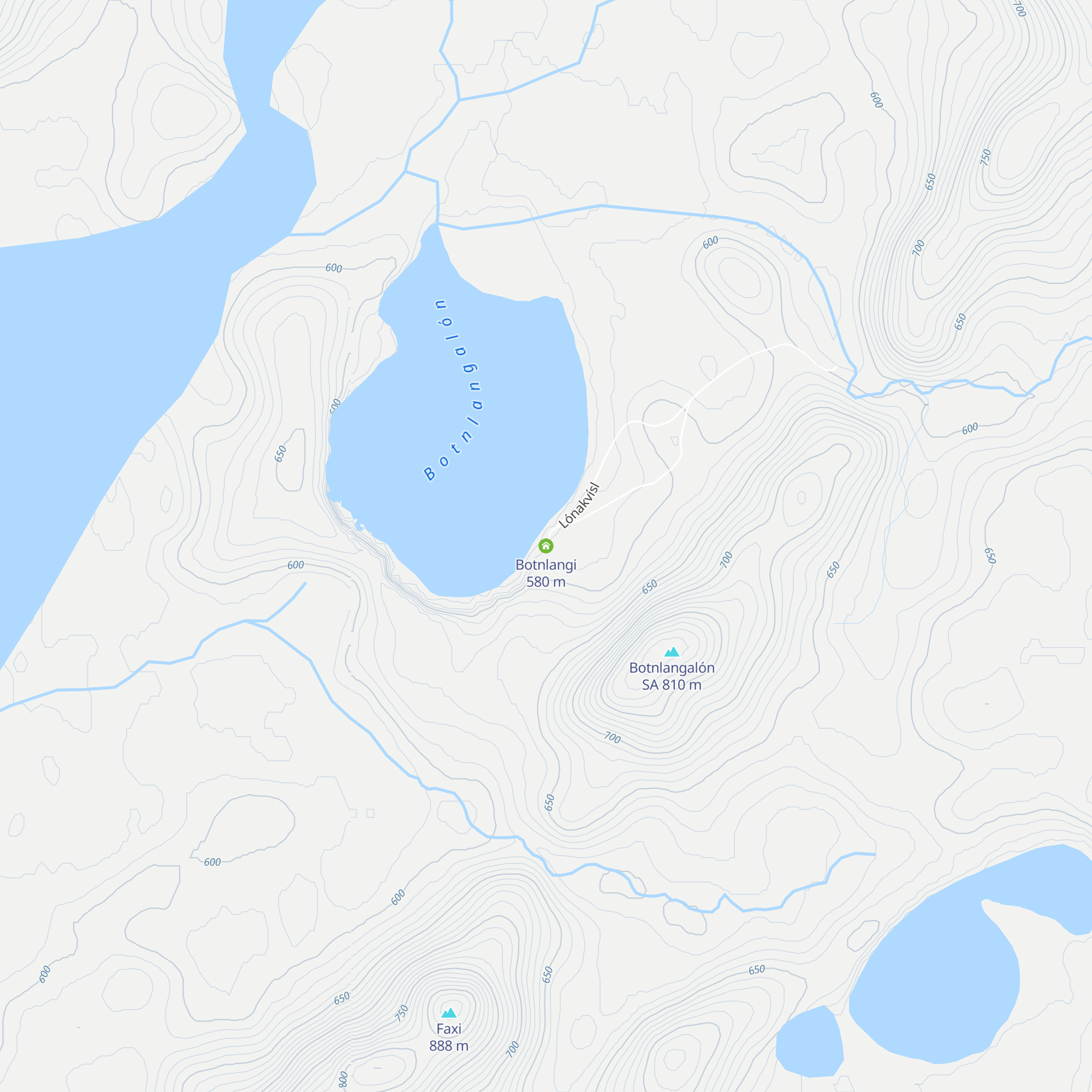 Botnlangi map