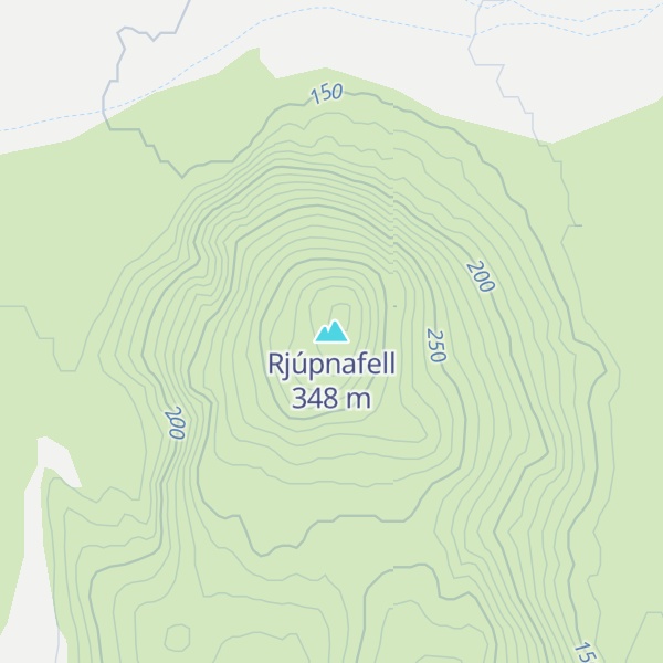 Map of Rjúpnafell