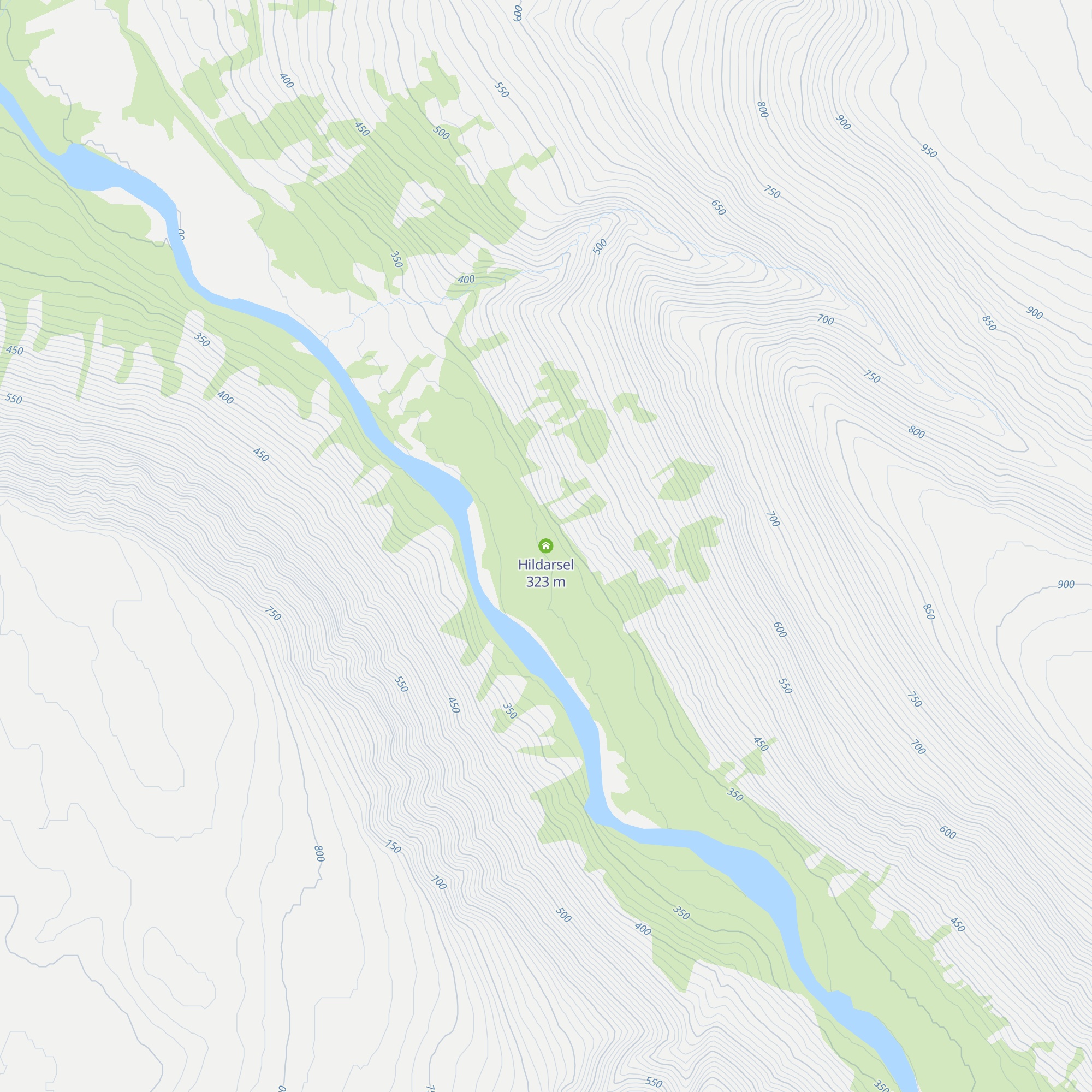 Hildarsel map
