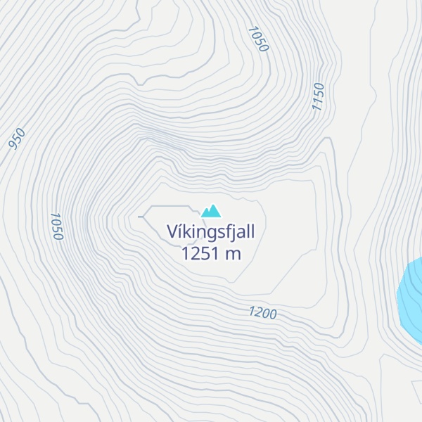 Map of Víkingsfjall