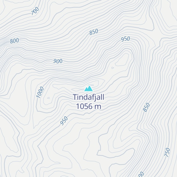 Map of Tindafjall