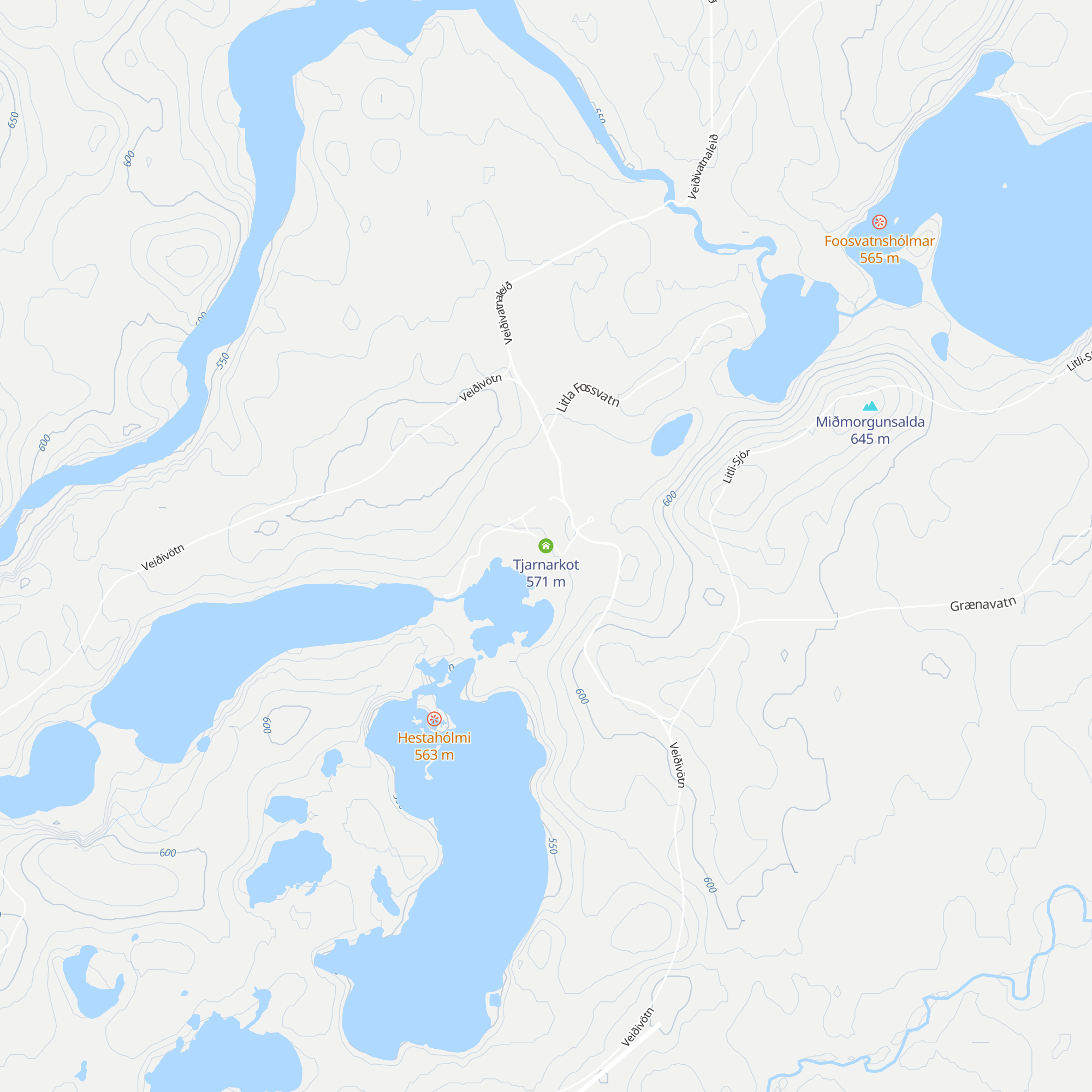 Tjarnarkot map
