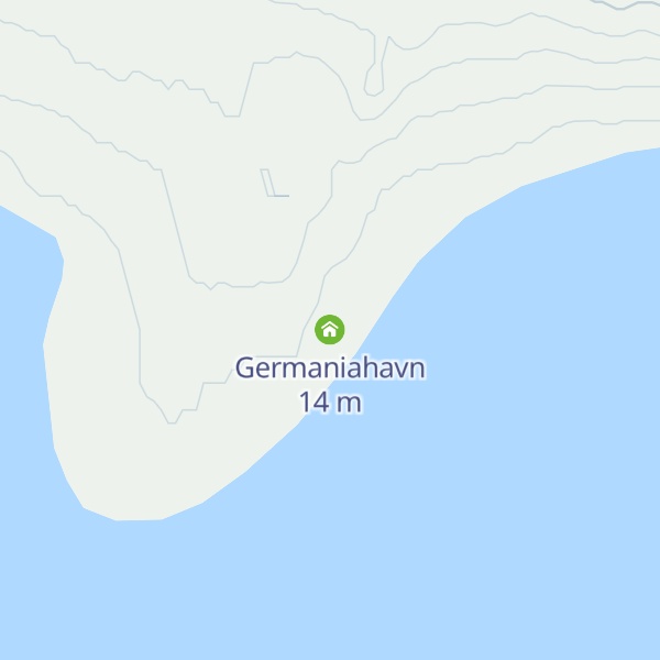 Map of Germaniahavn