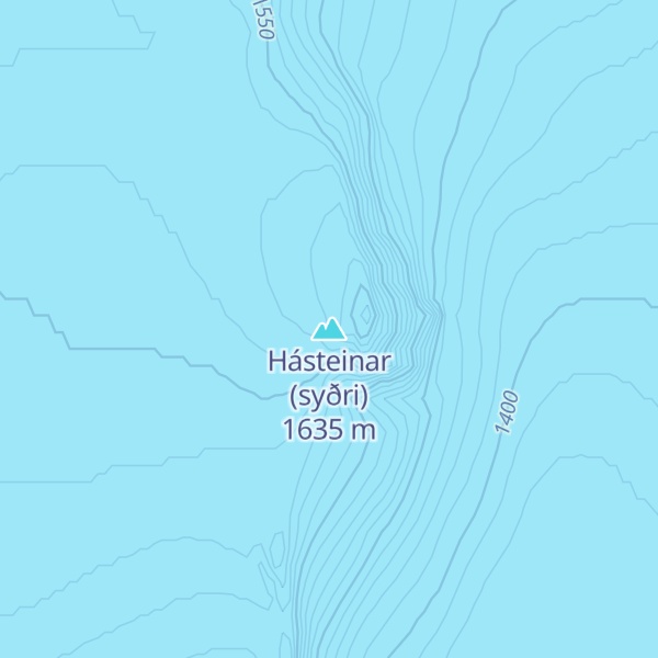 Map of Hásteinar (syðri)