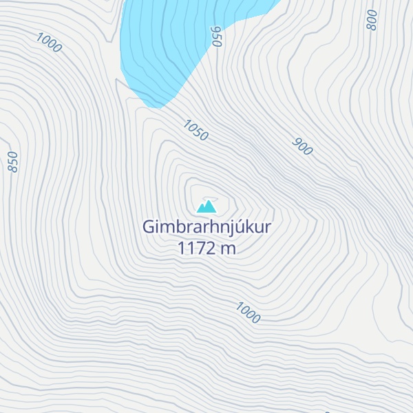 Map of Gimbrarhnjúkur