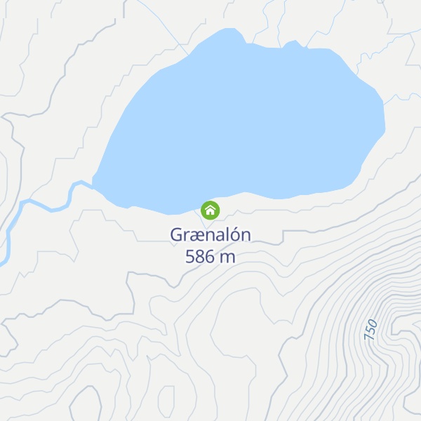 Map of Grænalón