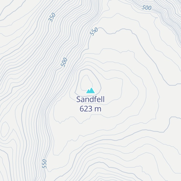 Map of Sandfell