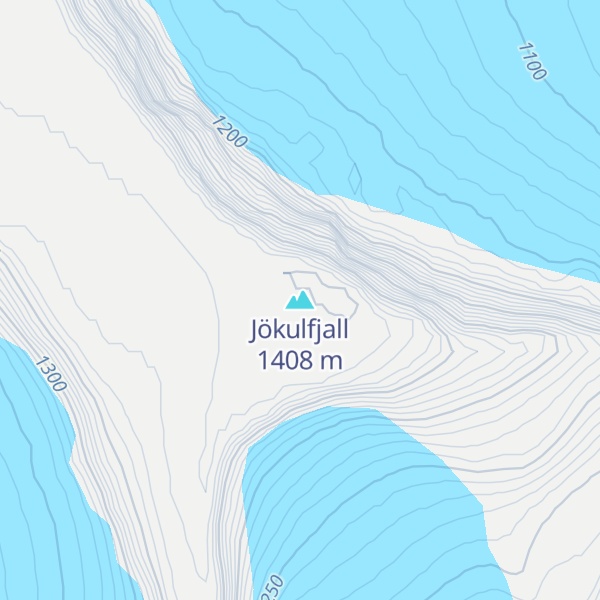 Map of Jökulfjall