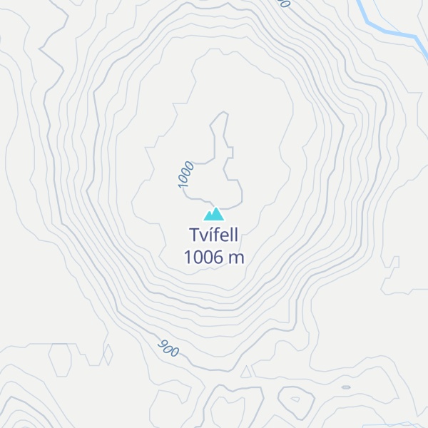 Map of Tvífell