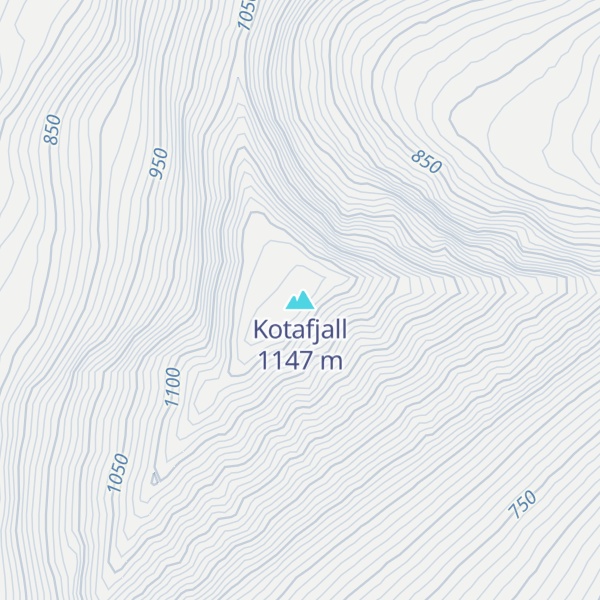 Map of Kotafjall
