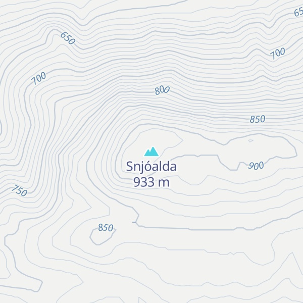 Map of Snjóalda