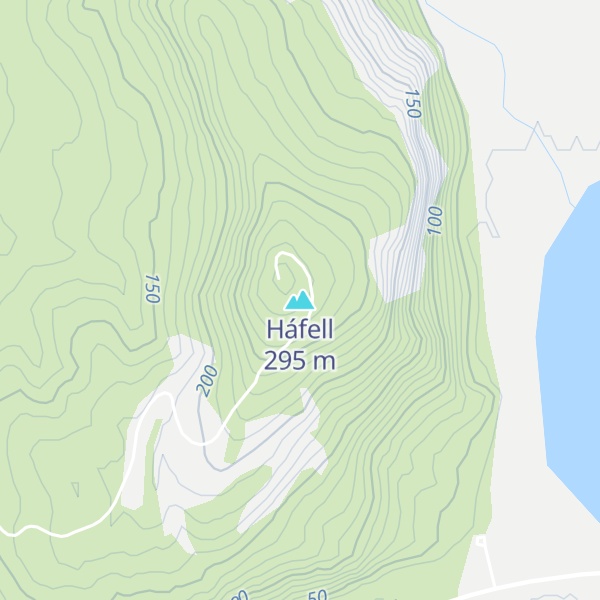 Map of Háfell