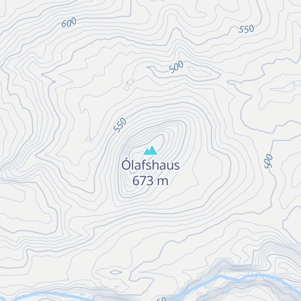 Map of Ólafshaus