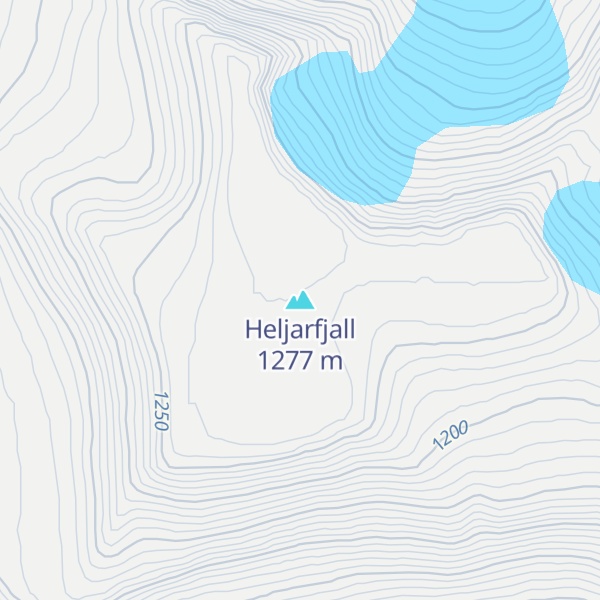 Map of Heljarfjall