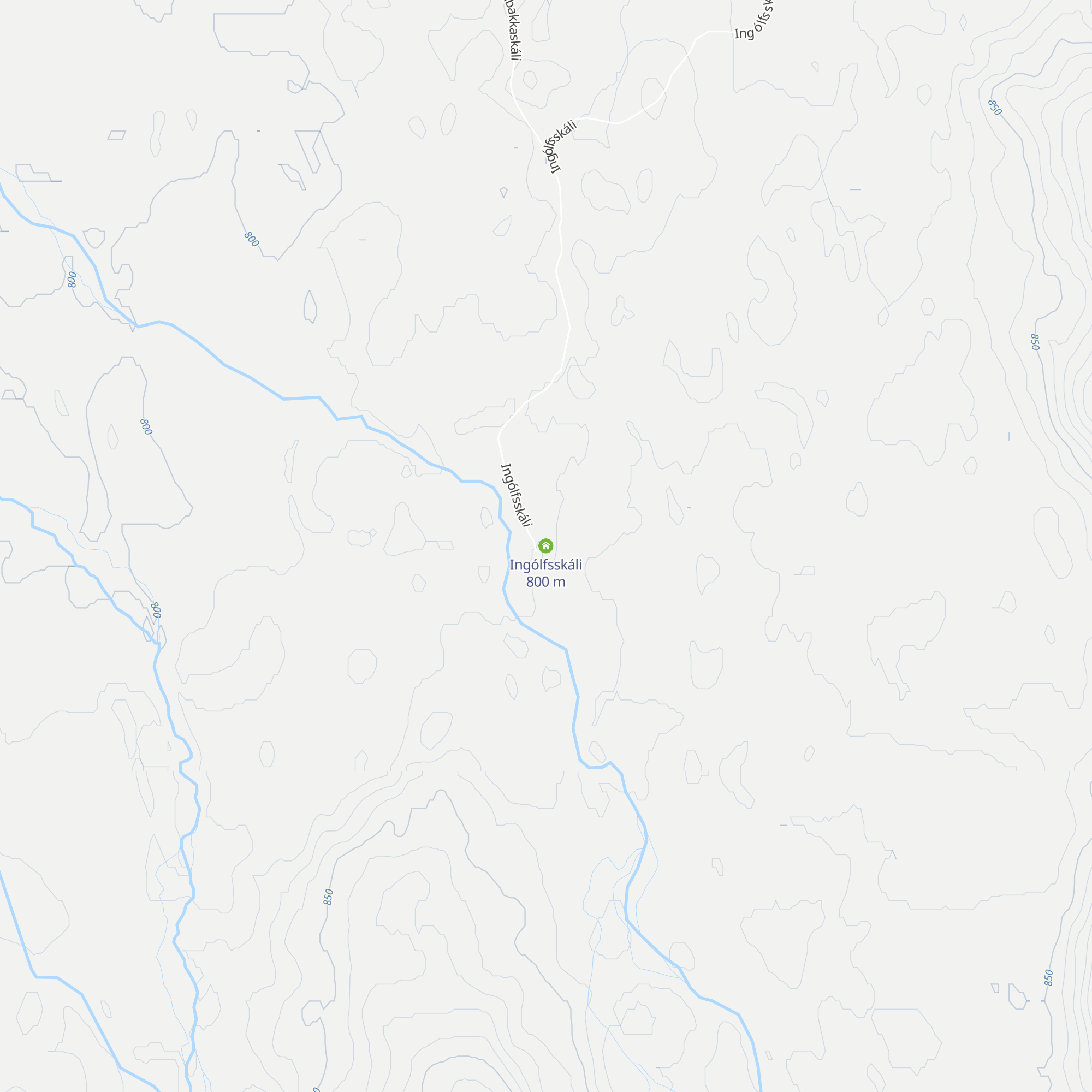 Ingólfsskáli map