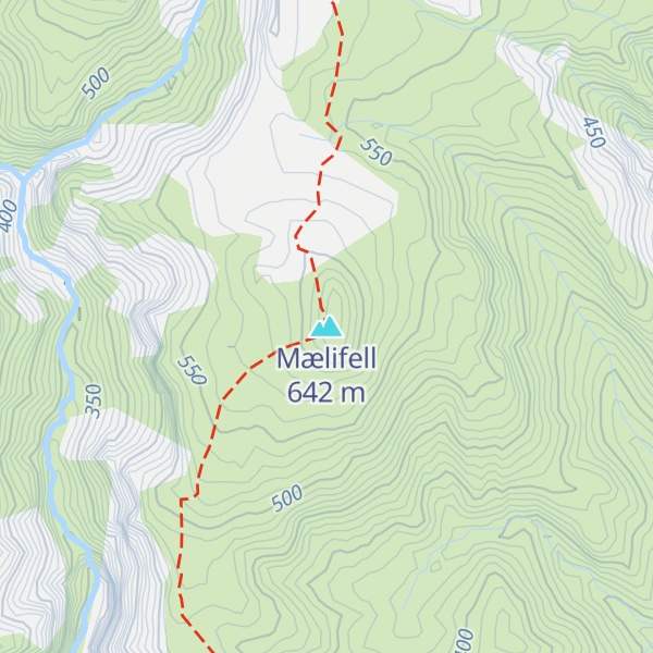Map of Mælifell