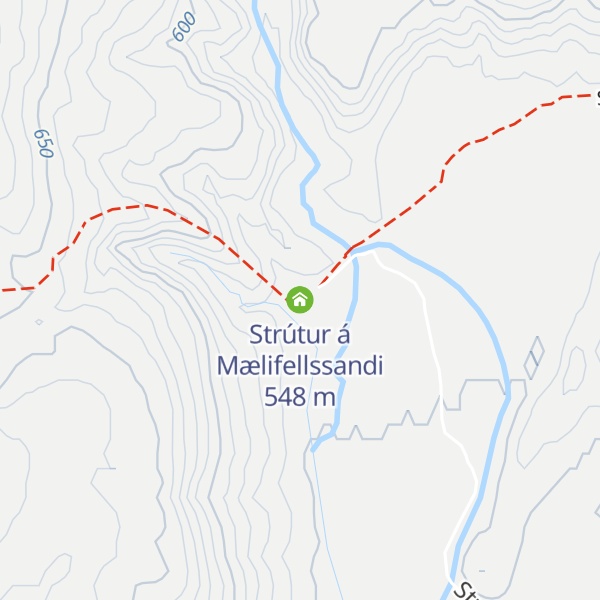 Map of Strútur á Mælifellssandi