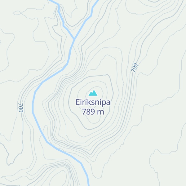 Map of Eiríksnípa