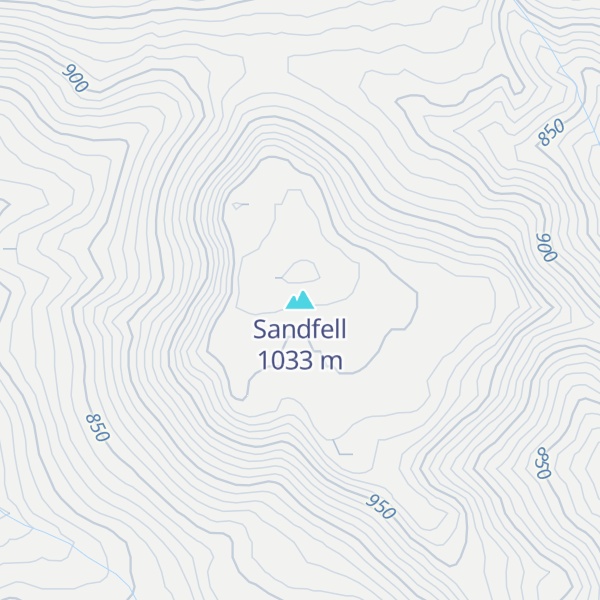 Map of Sandfell