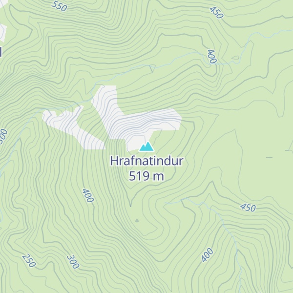 Map of Hrafnatindur