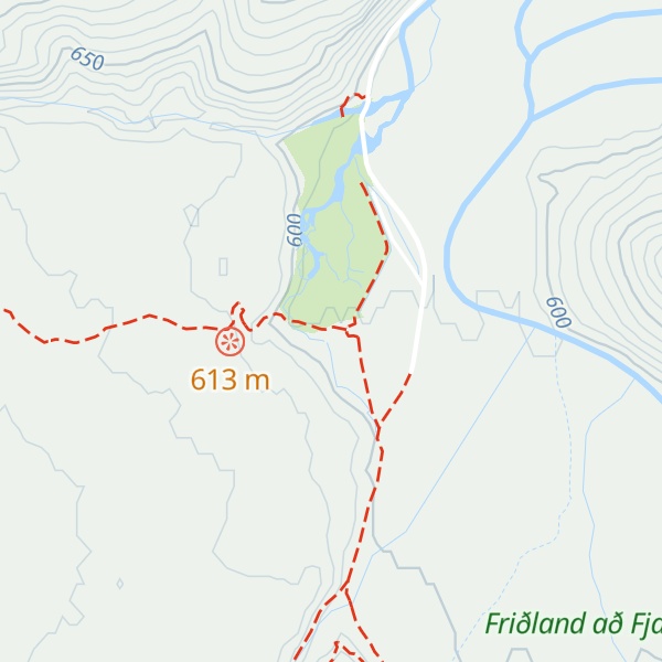 Map of Landmannalaugar
