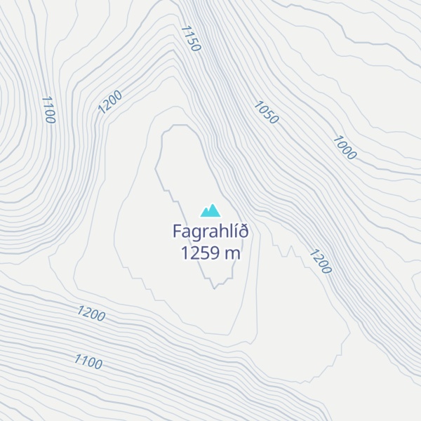 Map of Fagrahlíð