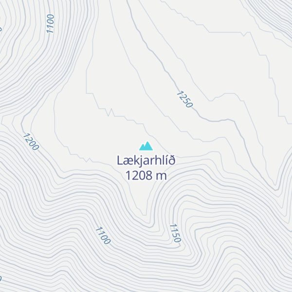 Map of Lækjarhlíð