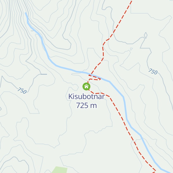 Map of Kisubotnar