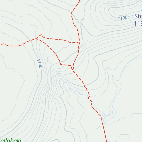 Map of Hrafntinnusker Hut