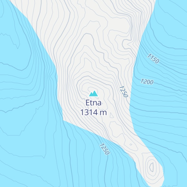 Map of Etna