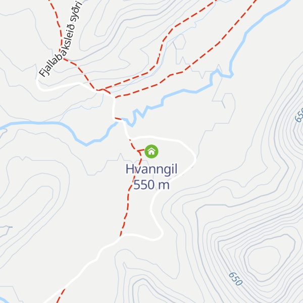 Map of Hvanngil