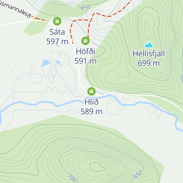 Map of Hlíð