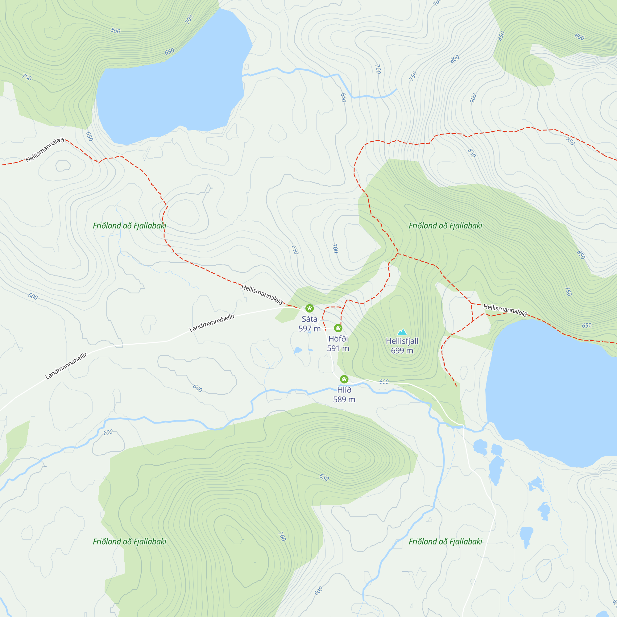 Dyngja map