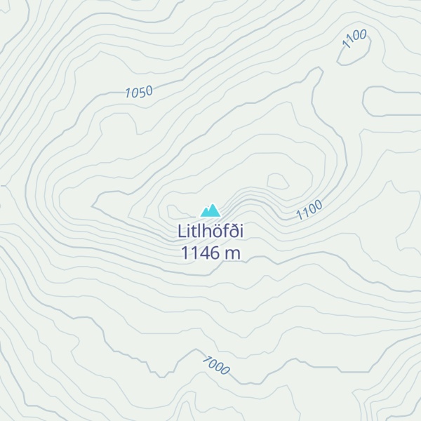 Map of Litlhöfði