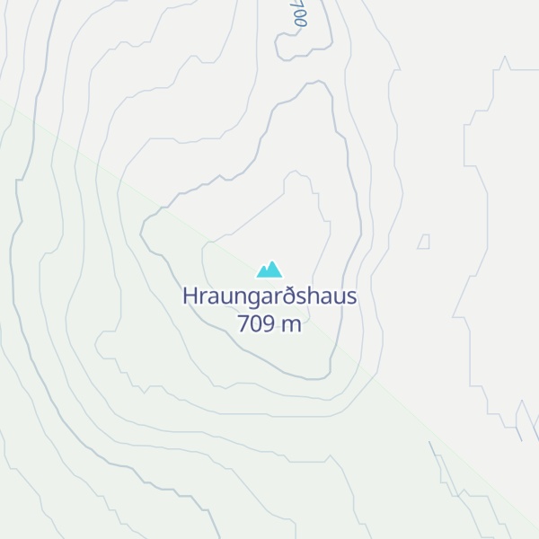 Map of Hraungarðshaus