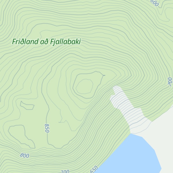 Map of Herbjarnarfell