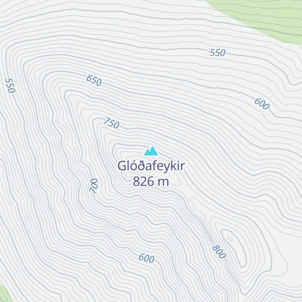Map of Glóðafeykir